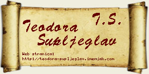 Teodora Šupljeglav vizit kartica